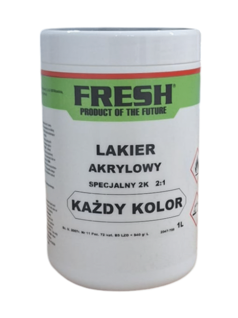 LAKIER AKRYLOWY AKRYL FRESH LADA 398 YABLOKO 1L 1:0,5