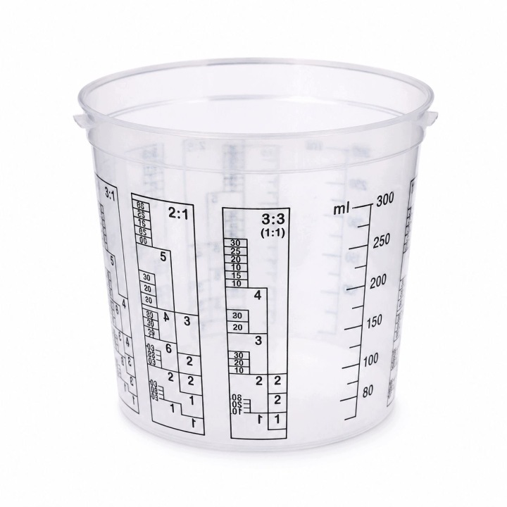 FRESH - Kubek z podziałką 400ml x 3 szt